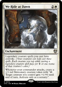 [012]【EN】夜明けに旅立つ/We Ride at Dawn【OTC】[R][白]