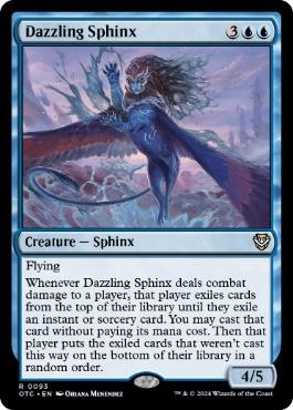 [093]【EN】幻惑のスフィンクス/Dazzling Sphinx【OTC】[R][青]