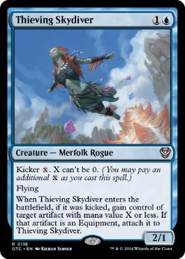 [118]【EN】泥棒スカイダイバー/Thieving Skydiver【OTC】[R][青]