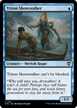 [121]【EN】トリトンの岸忍び/Triton Shorestalker【OTC】[C][青]