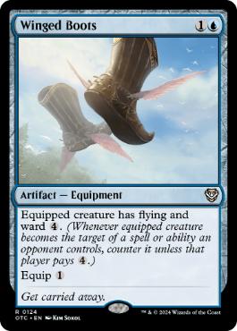[124]【EN】ウィングド・ブーツ/Winged Boots【OTC】[R][青]