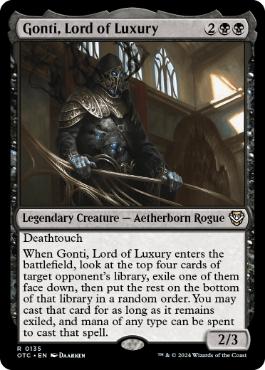 [135]【EN】豪華の王、ゴンティ/Gonti, Lord of Luxury【OTC】[R][黒]