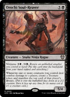 [022]【EN】大蛇の魂裂き/Orochi Soul-Reaver【OTC】[R][黒]