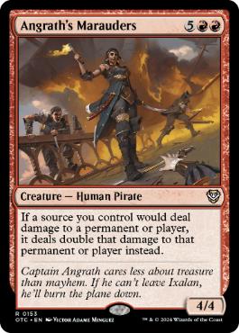 [153]【EN】アングラスの匪賊/Angrath's Marauders【OTC】[R][赤]