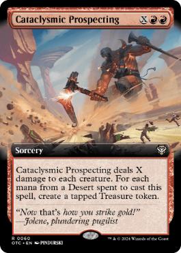 [060]【EN】■拡張アート■激変の試掘/Cataclysmic Prospecting【OTC】[R][赤]
