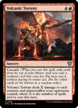 [184]【EN】火山の奔流/Volcanic Torrent【OTC】[U][赤]