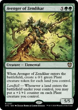 [187]【EN】ゼンディカーの報復者/Avenger of Zendikar【OTC】[M][緑]