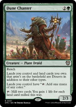 [031]【EN】砂丘の詠唱者/Dune Chanter【OTC】[R][緑]
