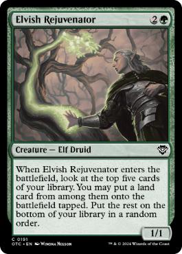 [191]【EN】エルフの再生者/Elvish Rejuvenator【OTC】[C][緑]