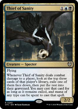 [243]【EN】正気泥棒/Thief of Sanity【OTC】[R][多色]