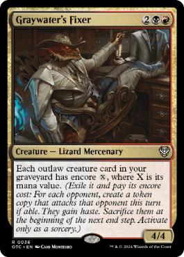 [036]【EN】グレイウォーターの仲介者/Graywater's Fixer【OTC】[R][多色]
