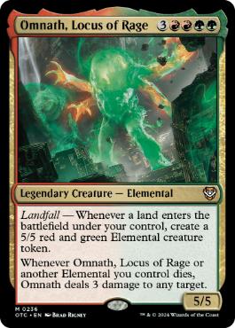 [236]【EN】怒りの座、オムナス/Omnath, Locus of Rage【OTC】[M][多色]