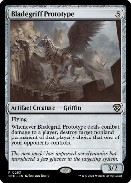[253]【EN】ブレードグリフの試作品/Bladegriff Prototype【OTC】[R][茶]