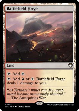 [271]【EN】戦場の鍛冶場/Battlefield Forge【OTC】[R][土地]