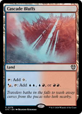 [276]【EN】滝の断崖/Cascade Bluffs【OTC】[R][土地]