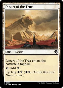 [286]【EN】信義の砂漠/Desert of the True【OTC】[C][土地]