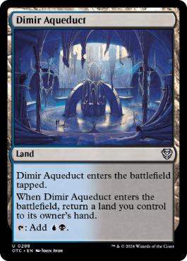 [288]【EN】ディミーアの水路/Dimir Aqueduct【OTC】[U][土地]
