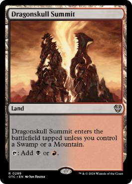 [289]【EN】竜髑髏の山頂/Dragonskull Summit【OTC】[R][土地]