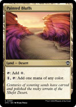 [309]【EN】色彩の断崖/Painted Bluffs【OTC】[C][土地]