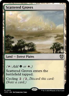 [315]【EN】まばらな木立ち/Scattered Groves【OTC】[R][土地]