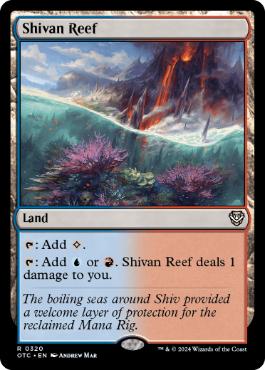 [320]【EN】シヴの浅瀬/Shivan Reef【OTC】[R][土地]
