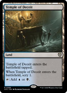 [328]【EN】欺瞞の神殿/Temple of Deceit【OTC】[R][土地]