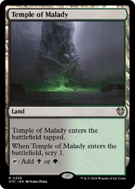 [330]【EN】疾病の神殿/Temple of Malady【OTC】[R][土地]
