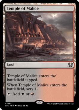 [331]【EN】悪意の神殿/Temple of Malice【OTC】[R][土地]