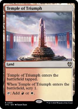 [335]【EN】凱旋の神殿/Temple of Triumph【OTC】[R][土地]