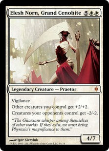 [009]【EN】【FOIL】大修道士、エリシュ・ノーン/Elesh Norn, Grand Cenobite【NPH】[M][白]