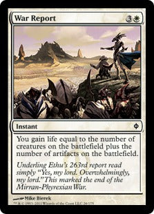 [026]【EN】【FOIL】戦争報告/War Report【NPH】[C][白]