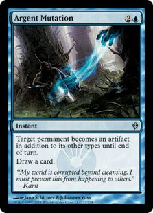 [027]【EN】【FOIL】銀白の突然変異/Argent Mutation【NPH】[U][青]