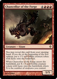 [081]【EN】【FOIL】溶鉱炉の大長/Chancellor of the Forge【NPH】[R][赤]