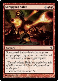 [094]【EN】【FOIL】屑鉄場の斉射/Scrapyard Salvo【NPH】[C][赤]