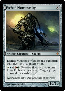 [135]【EN】【FOIL】刻まれた大怪物/Etched Monstrosity【NPH】[M][茶]