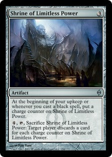 [154]【EN】【FOIL】限界無き力の祭殿/Shrine of Limitless Power【NPH】[U][茶]