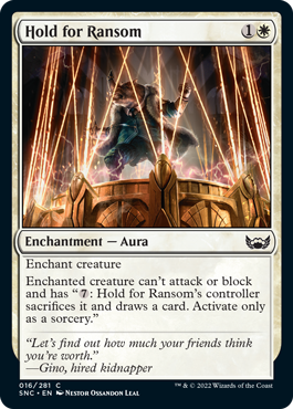 [016]【EN】身代金の要求/Hold for Ransom【SNC】[C][白]