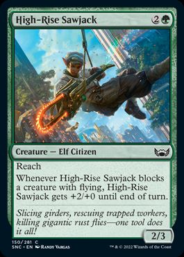 [150]【EN】高層の鋸術屋/High-Rise Sawjack【SNC】[C][緑]
