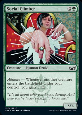 [157]【EN】社交界の野心家/Social Climber【SNC】[C][緑]