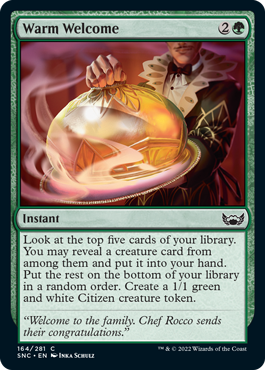 [164]【EN】温かい歓迎/Warm Welcome【SNC】[C][緑]