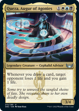 [212]【EN】苦悶の占い師、クェザ/Queza, Augur of Agonies【SNC】[U][多色]