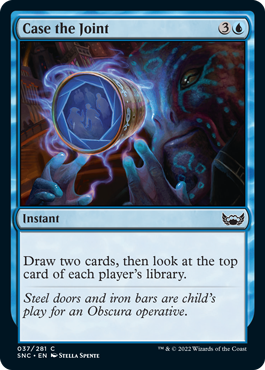 [037]【EN】【FOIL】下見/Case the Joint【SNC】[C][青]