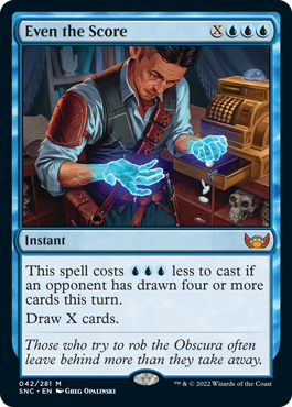 [042]【EN】【FOIL】相応の報い/Even the Score【SNC】[M][青]