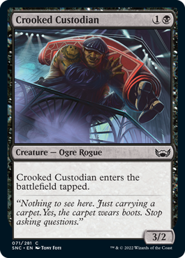 [071]【EN】【FOIL】歪んだ守衛/Crooked Custodian【SNC】[C][黒]