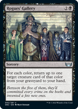 [092]【EN】【FOIL】悪党の展示場/Rogues' Gallery【SNC】[U][黒]