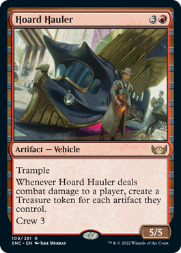 [109]【EN】【FOIL】貯めこむ運び屋/Hoard Hauler【SNC】[R][赤]