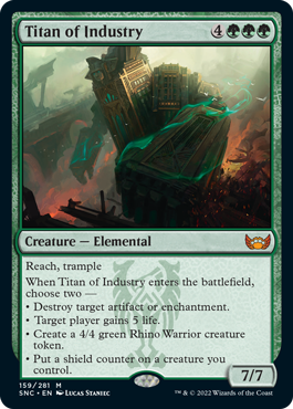 [159]【EN】【FOIL】産業のタイタン/Titan of Industry【SNC】[M][緑]
