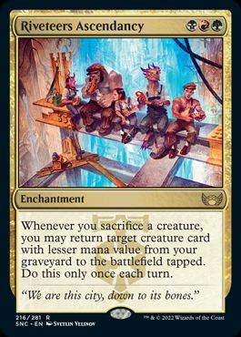 [216]【EN】【FOIL】土建組一家の隆盛/Riveteers Ascendancy【SNC】[R][多色]