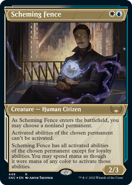 [449]【EN】【エッチングFOIL】■ショーケース■策謀の故買人/Scheming Fence【SNC】[R][多色]