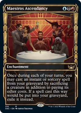 [381]【EN】【箔押しFOIL】■ショーケース■貴顕廊一家の隆盛/Maestros Ascendancy【SNC】[R][多色]